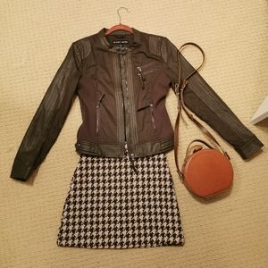 Faux Leather Jacket